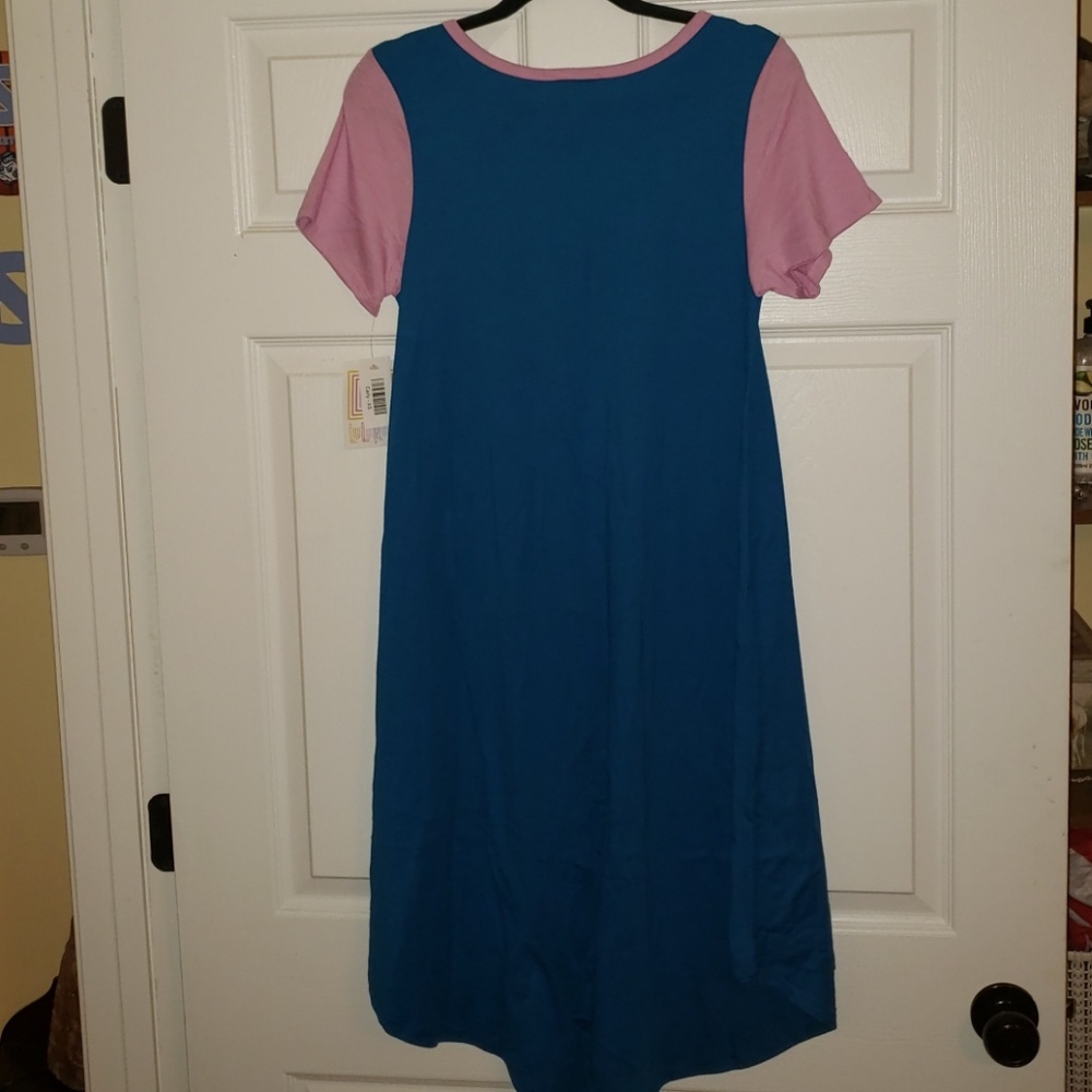LLR Carly Dress Blue Pink - Picture 4 of 4